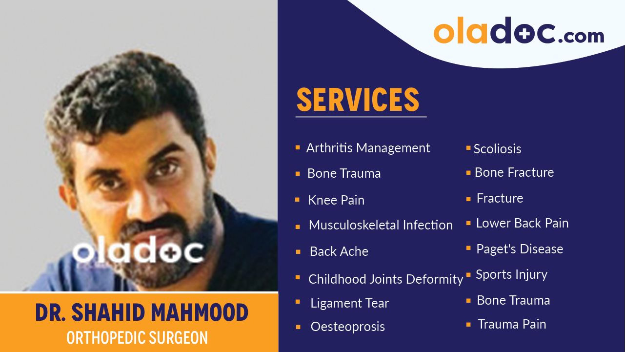 Services  provided by Dr. Shahid Mahmood
